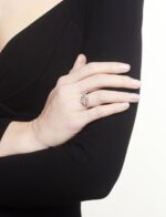 2 Carat Cushion Statement | Fancy Pink | 14K White Gold | Sunlit Royal Radiance | Heirloom - Image 6