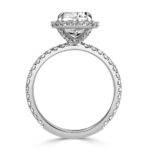 2 Carat Cushion Statement | Brilliant White | 14K White Gold | Everyday Royalty | Heirloom - Image 5