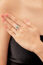 2 Carat Cushion Statement | Fancy Yellow | 14K White Gold | Colour-Collector’s Treasure - Image 4