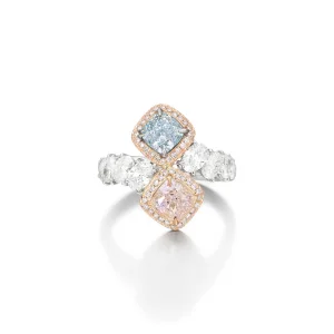 2 Carat Round Brilliant Statement | Fancy Yellow | 14K White Gold