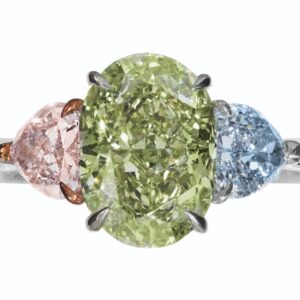 2 Carat Oval Statement | Fancy Yellow | 14K White Gold | Colour-Collector’s Treasure