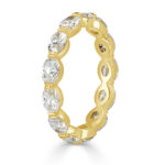 2 Carat Oval Band | Brilliant White | 18K White Gold | Everyday Royalty | High Jewellery - Image 3