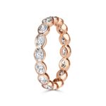 2 Carat Oval Band | Brilliant White | 18K White Gold | A Classic Statement | Modern Classic - Image 2