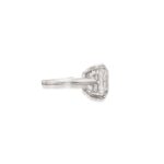 20 Carat Assher Cut Statement | Brilliant White | VS | 14K White Gold - Image 3