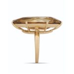 20 Carat Cushion Statement | Fancy Yellow | 14K White Gold | Sunlit Royal Radiance - Image 3