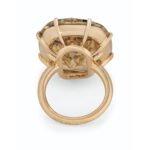 20 Carat Cushion Statement | Fancy Yellow | 14K White Gold | Sunlit Royal Radiance - Image 4