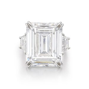 20 Carat Emerald-cut Statement | Type IIa | FL/IF | 14K White Gold