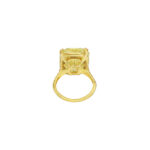 20 Carat Radiant Statement | Fancy Yellow | 14K White Gold | Colour-Collector’s Treasure - Image 4