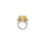 20 Carat Radiant Statement | Fancy Yellow | 14K White Gold | A Crown-Worthy Fancy Rarity - Image 4