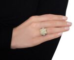 20 Carat Radiant Statement | Fancy Yellow | 14K White Gold | A Crown-Worthy Fancy Rarity - Image 6