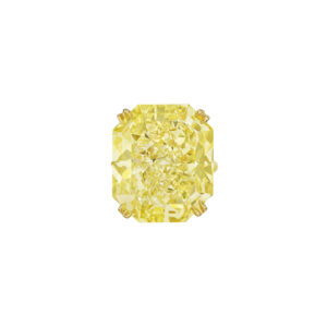 20 Carat Radiant Statement | Fancy Yellow | 14K White Gold | Sunlit Royal Radiance