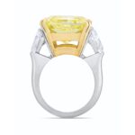 20 Carat Radiant Statement | Fancy Yellow | 14K White Gold | A Crown-Worthy Fancy Rarity - Image 4