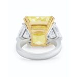 20 Carat Radiant Statement | Fancy Yellow | 14K White Gold | A Crown-Worthy Fancy Rarity - Image 5