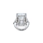 20 Carat Round Brilliant Statement | Brilliant White | 14K White Gold - Image 3