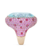 20 Carat Oval Statement | Paraiba Blue | 14K White Gold | Grand Palais Radiance - Image 3