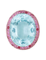 20 Carat Oval Statement | Paraiba Blue | 14K White Gold | Grand Palais Radiance