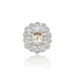 20 Carat Round Brilliant Statement | Fancy Yellow | 14K White Gold