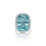 20 Carat Cushion Statement | Brilliant White | SI | 18K Gold | Collector’s Grade Grandeur