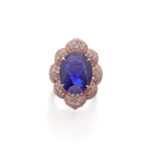 20 Carat Oval Statement | Royal Blue Sapphire | 14K White Gold | Collector’s Grade Grandeur