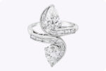 2.48 Carat Pear Statement | Brilliant White | 18K Gold | Modern Nobility | High Jewellery - Image 3