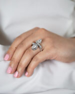 2.48 Carat Pear Statement | Brilliant White | 18K Gold | Modern Nobility | High Jewellery