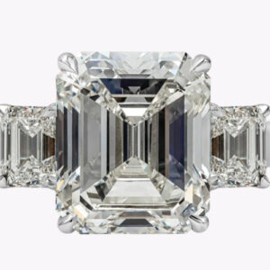 6.73 Carat Emerald Diamond Ring | 18K Gold | Heirloom-Worthy Glow