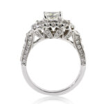 1.93 Carat Princess Diamond Ring | Brilliant White | 14K White Gold | Refined Light - Image 4