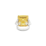 22 Carat Radiant Statement | Fancy Yellow | 14K White Gold | Rare Fancy-Color Splendour - Image 5