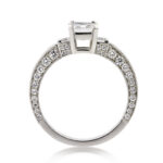 2.17 Carat Radiant Diamond Ring | Brilliant White | 14K White Gold | A Classic Statement - Image 3