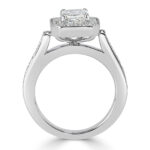 2 Carat Radiant Diamond Ring | Brilliant White | 14K White Gold | Modern Nobility | Heirloom - Image 4