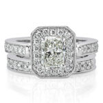 2 Carat Radiant Diamond Ring | Brilliant White | 14K White Gold | Modern Nobility | Heirloom - Image 5