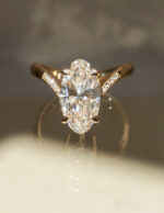 2.5 Carat Oval Statement | Brilliant White | 14K White Gold | Effortless Elegance - Image 12