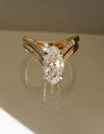 2.5 Carat Oval Statement | Brilliant White | 14K White Gold | Modern Nobility - Image 2