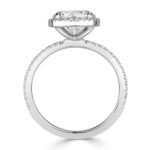 2 Carat Round Brilliant Diamond Ring | Brilliant White | 14K White Gold - Image 2