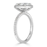2 Carat Round Brilliant Diamond Ring | Brilliant White | 14K White Gold