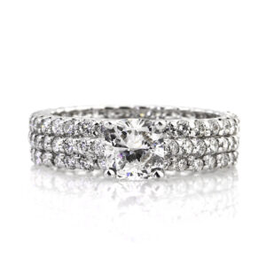 2 Carat Round Brilliant Diamond Ring | Brilliant White | 14K White Gold