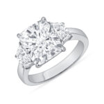 5.01 Carat Radiant Diamond Ring | Brilliant White | SI | 18K Gold | Heirloom-Worthy Glow - Image 3