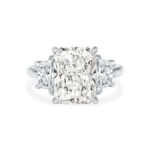 5.01 Carat Radiant Diamond Ring | Brilliant White | SI | 18K Gold | Heirloom-Worthy Glow - Image 5