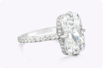 6.3 Carat Cushion Diamond Ring | Brilliant White | 18K Gold | Radiant Elegance - Image 6