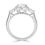 2 Carat Round Brilliant Diamond Ring | Brilliant White | 14K White Gold - Image 3