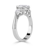 2 Carat Round Brilliant Diamond Ring | Brilliant White | 14K White Gold - Image 4