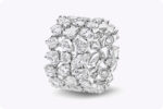 11.75 Carat Round Brilliant Statement | Brilliant White | 14K White Gold - Image 5