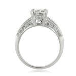 2.3 Carat Princess Diamond Ring | Brilliant White | 14K White Gold | Effortless Elegance - Image 4