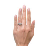 2.3 Carat Princess Diamond Ring | Brilliant White | 14K White Gold | Effortless Elegance - Image 5