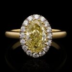 1.54 Carat Oval Statement | Fancy Yellow | 14K White Gold | A Crown-Worthy Fancy Rarity