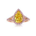 2.33 Carat Pear Statement | Fancy Yellow | 14K White Gold | Colour-Collector’s Treasure