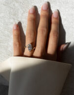 2.5 Carat Marquise Statement | Brilliant White | 14K White Gold | Modern Nobility - Image 11