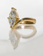 2.5 Carat Marquise Statement | Brilliant White | 14K White Gold | Modern Nobility - Image 3