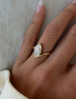 2.5 Carat Marquise Statement | Brilliant White | 14K White Gold | Modern Nobility - Image 6