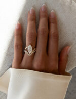 2.5 Carat Marquise Statement | Brilliant White | 14K White Gold | Modern Nobility - Image 7